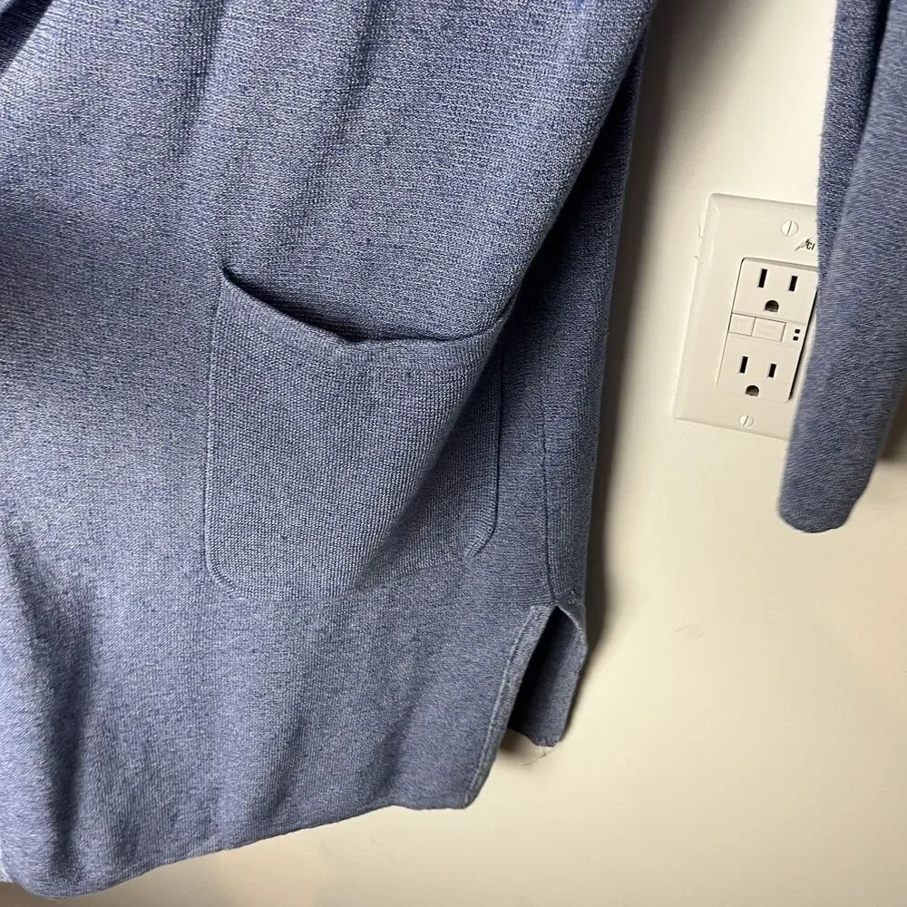 J.Crew Open-Front Lightweight Cardigan |‎ Periwinkle Blue XS 185